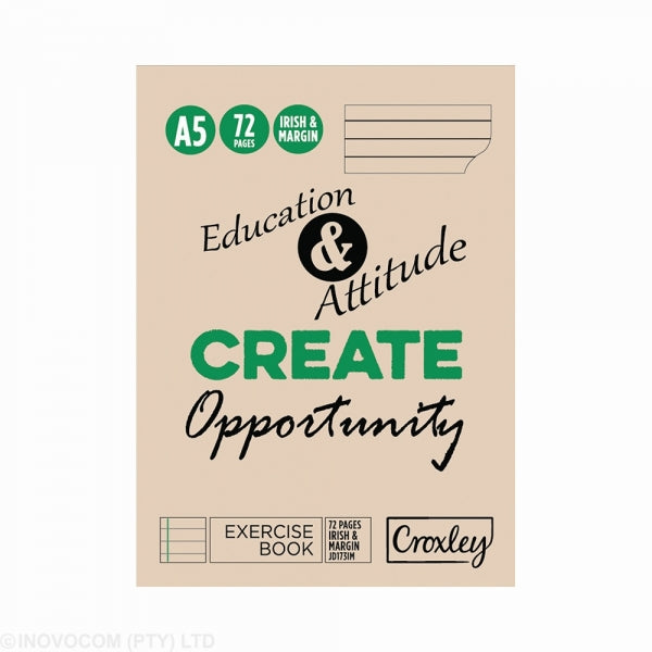 Book Exercise Croxley A5 72Pg I/M