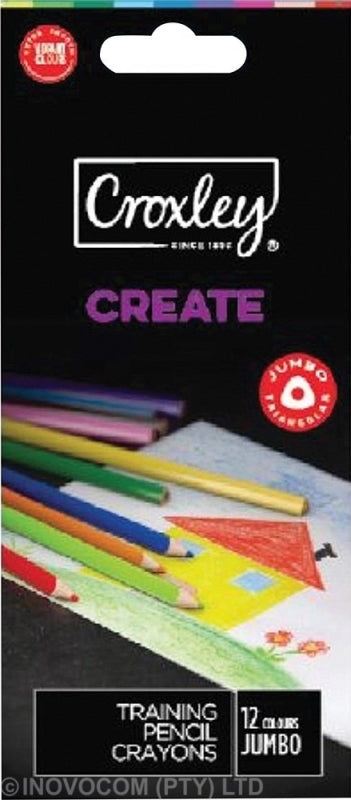Pencil Colouring Croxley Create Full Length 12Pc Asst Colours