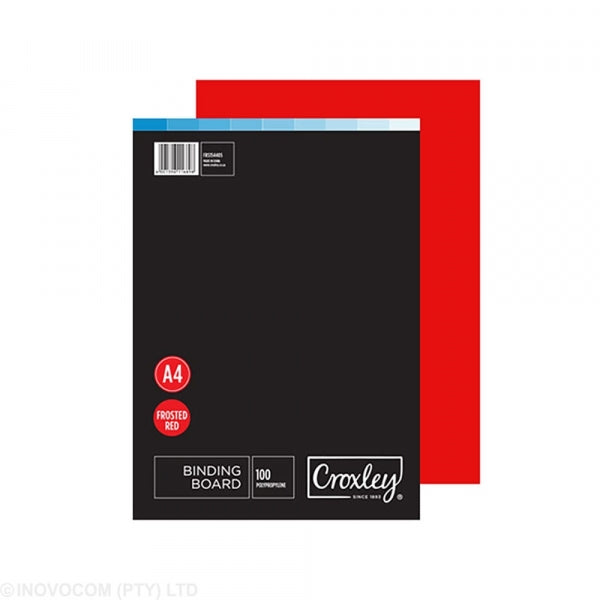 Binding Cover Croxley A4 180Mic Red