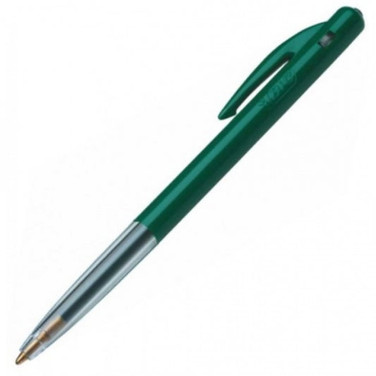 Bic Clic M Green Barcoded