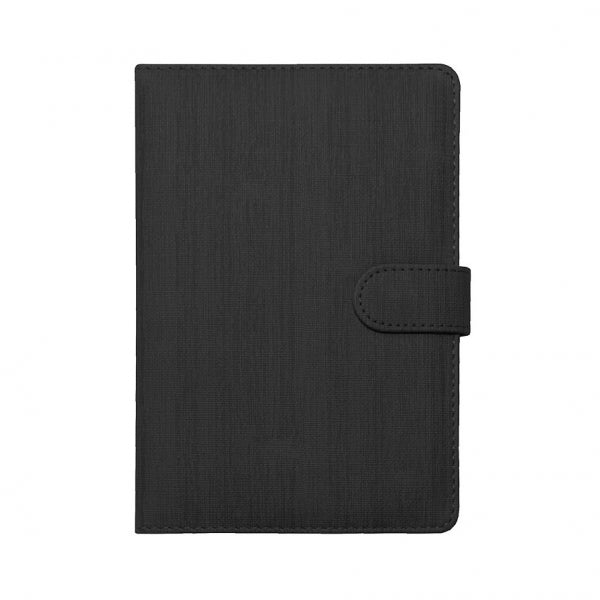 Journal A5 Linen With Buckle Black