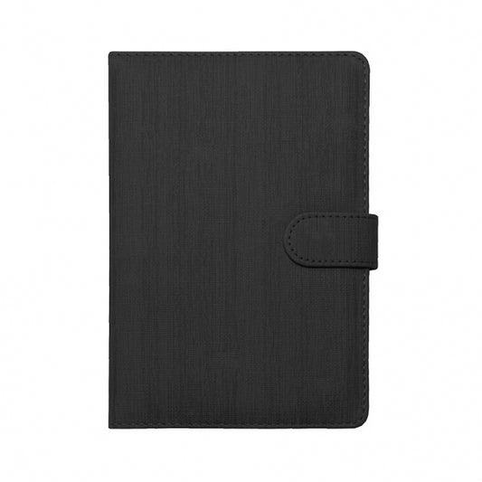 Journal A5 Linen With Buckle Black