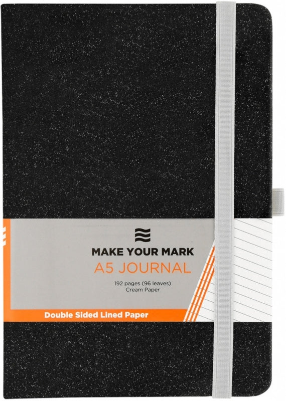 Journal A5 Glitter Black