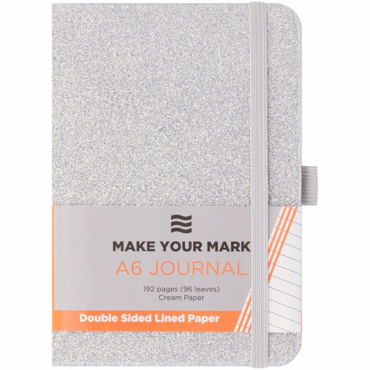 Journal A6 Glitter Silver