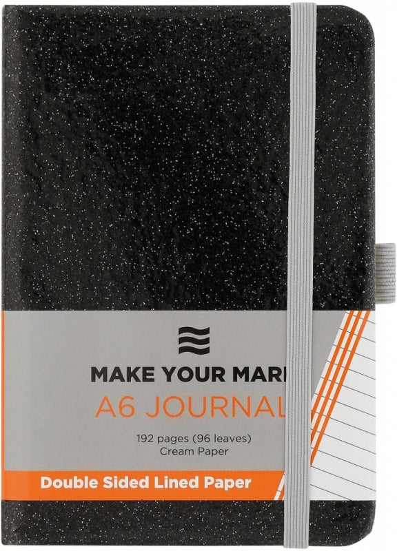 Journal A6 Glitter Black