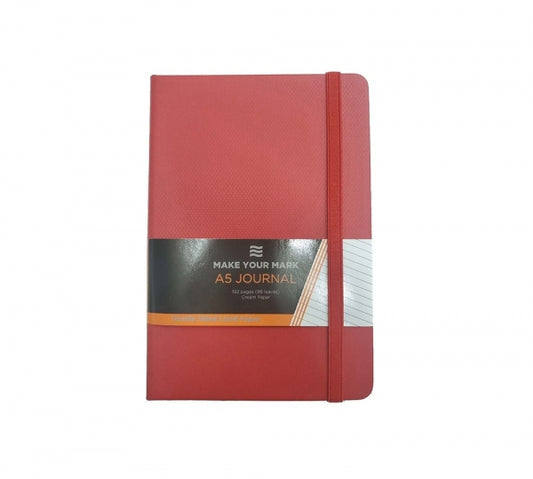 Journal A5 Soft Touch Espresso Red