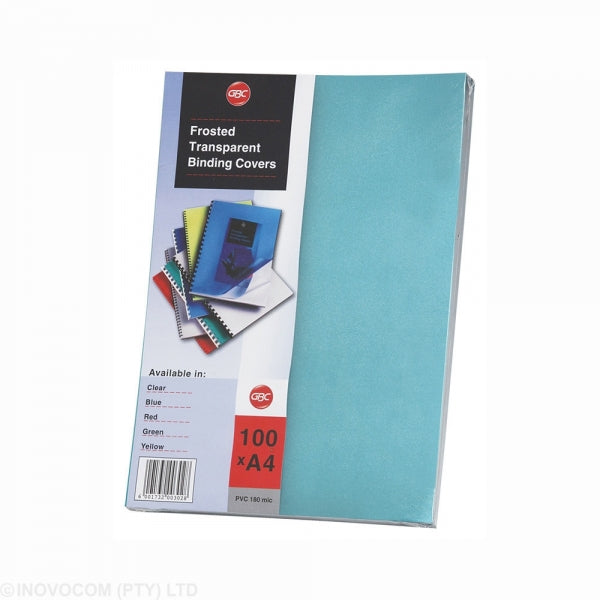 Binding Cover Rexel A4 180Mic Frosted Green