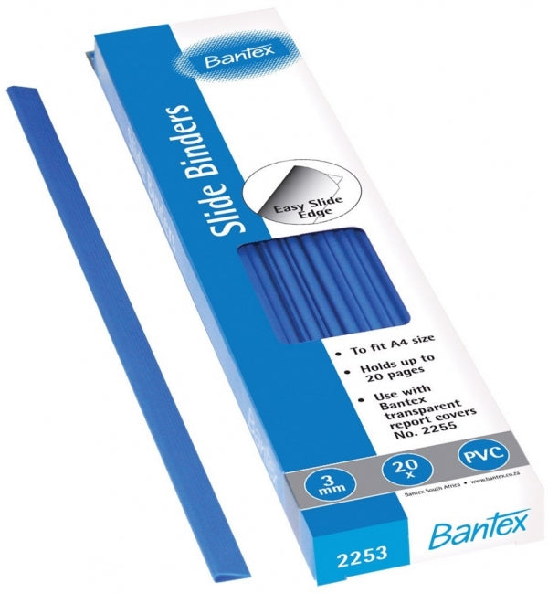 Slide Grips A4 3Mm Blue (20 Sheets)