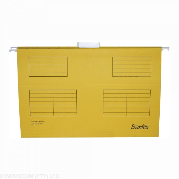 File Suspension Bantex Foolscap Yellow 25Pc