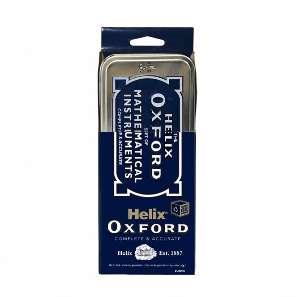 Maths Set Oxford 11 Pce Blue Sleeve