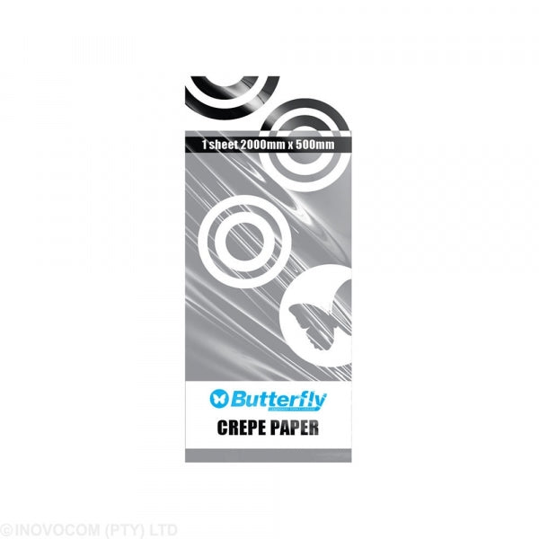 Crepe Paper Folds - Silver ( C36 )