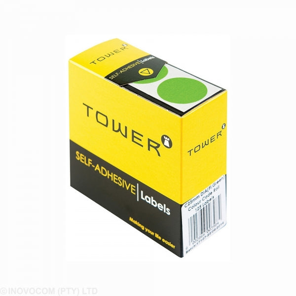 Labels Colour Code C25 Flu Green