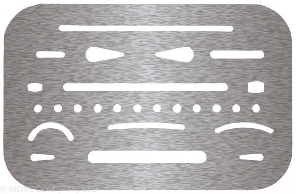 Erasing Shield Trefoil 26 Hole