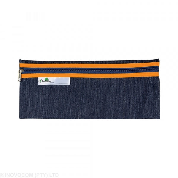 Pencil Bag 4Kids School Denim 33Cm Orange