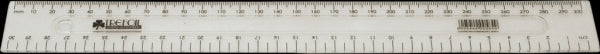 Ruler Clear Plastic 30 Cm