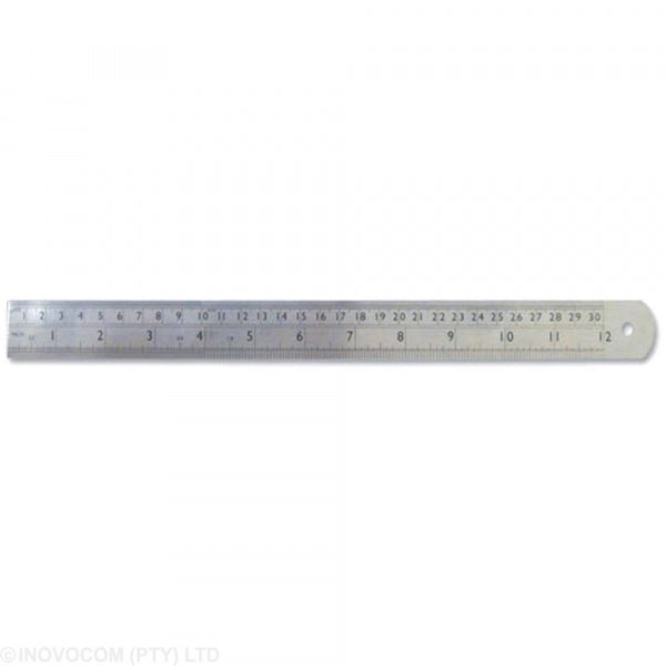 Ruler Stainless Steel 30Cm