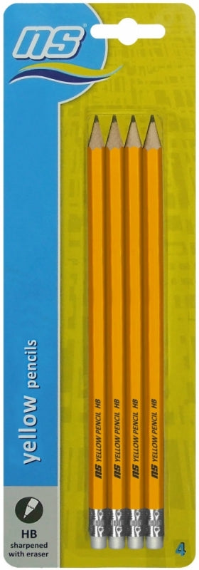 Pencil Hb 4 Set Carded