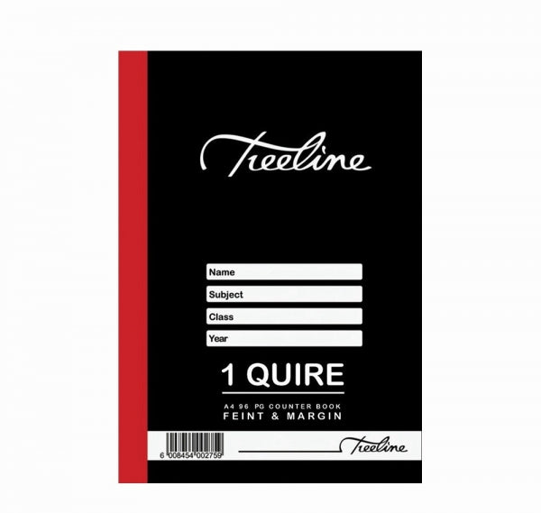 Book Counter Treeline A4 1 Quire 96 Page F/M