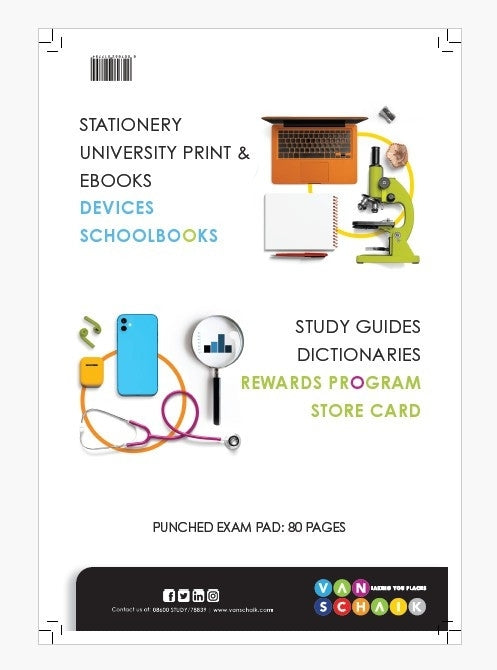 Exam Pad A4 80 Sheets Punched Vs Branded