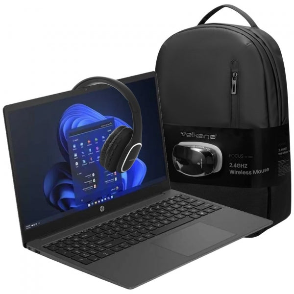 Notebook Hp G10 Core I3 15 Inch 8Gb Ram 256Gb Ssd Win 11H Bag + Mouse + Headphone