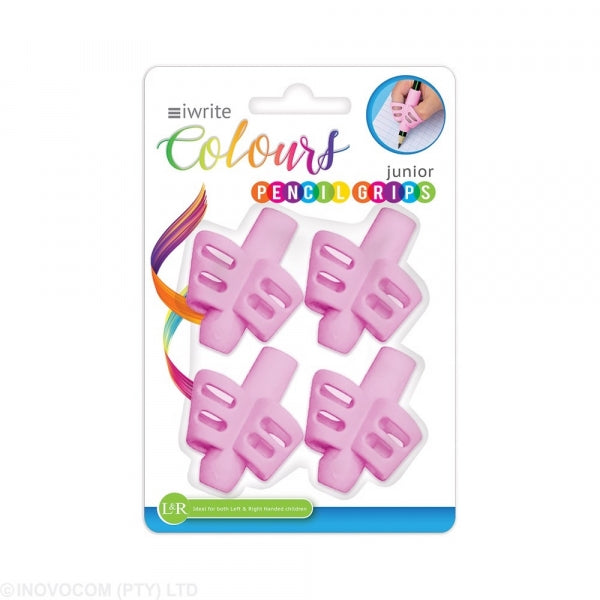 Pencil Grip Junior Pink Pack of 4