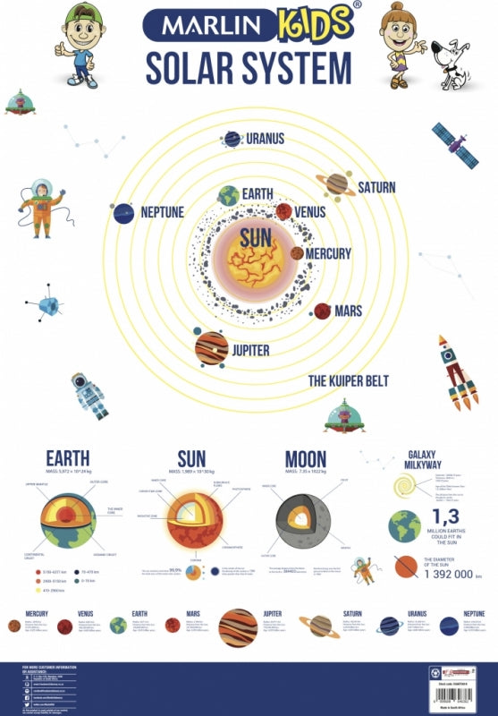 Chart Marlin Kids Solar System