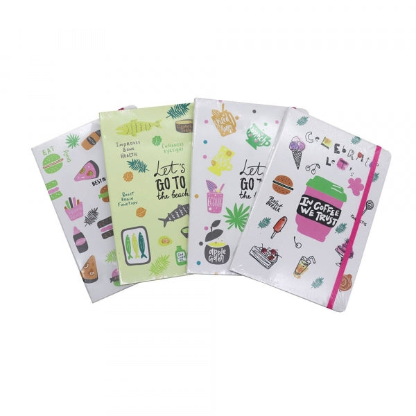 Journal A5 Hard Cover 80 Sheets Assorted Designs