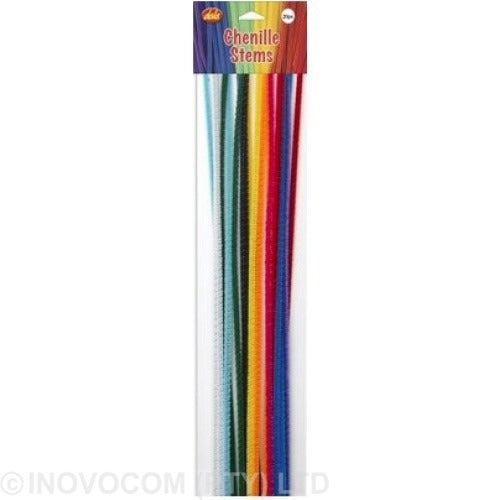 Pipe Cleaner Dala Chenille 20Pc Asst Colours