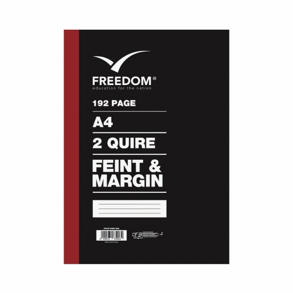 Book Counter Freedom A4 2 Quire 192 Pg F/M