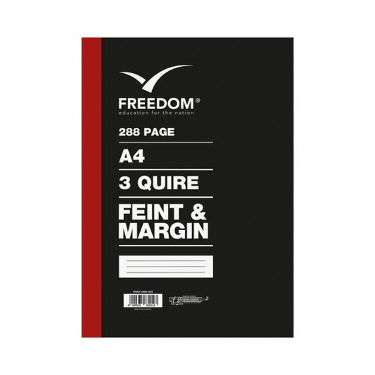 Book Counter Freedom A4 3 Quire 288 Pg F/M
