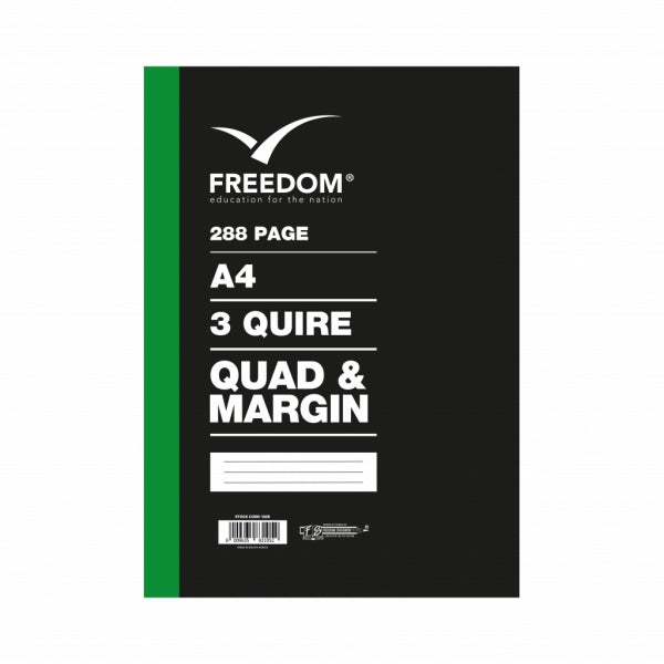 Book Counter Freedom A4 3 Quire 288Pg Q/M