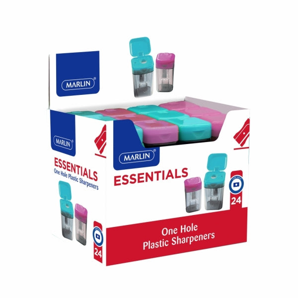 Sharpener Marlin Plastic 1 Hole With Container