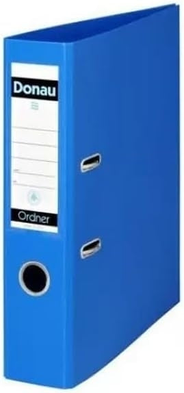 File Lever Clip A4 Pp Trendy Metallic Blue