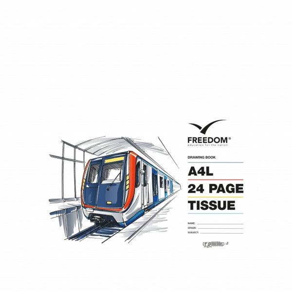 Book Drawing Freedom A4l + Tissue 24Pg