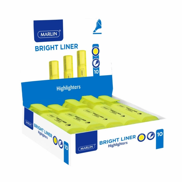 Highlighter Marlin Bright Liners Yellow