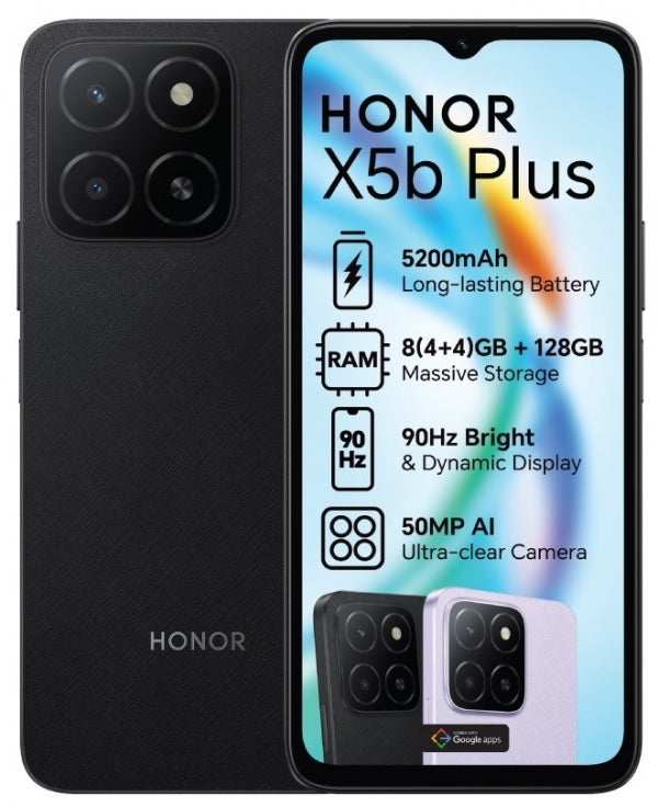 Honor X5b Plus 128Gb Ds Midnight Black