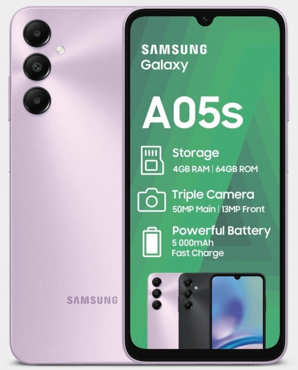Samsung Galaxy A05s 128Gb Ds Light Violet (No Ta)
