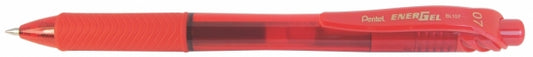 Pen Energel X Rectractable Gel Roller 0.7Mm Red