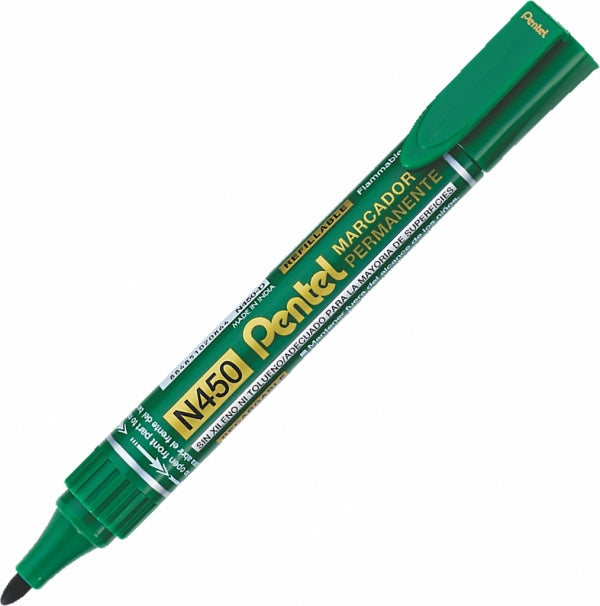Marker Permanent N450 Bullet Green