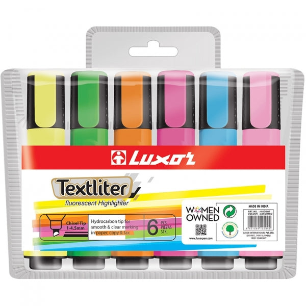 Highlighter Luxor Wallet 6 Assorted