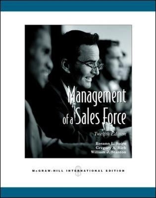 Management of a Sales Force (Revised)