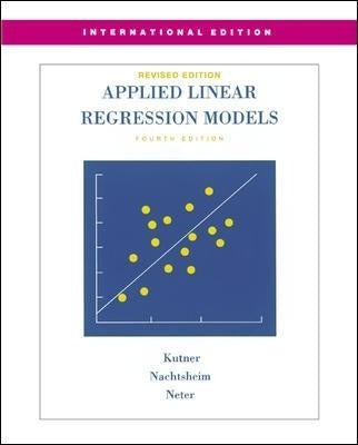 Applied Linear Regression Models (Cd Included)