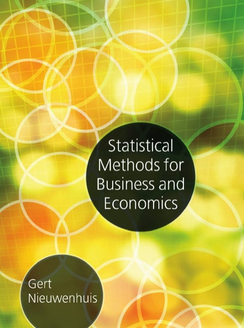 Statistical Methods for Business and Economics