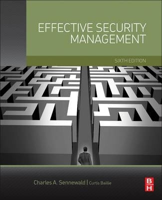 Effective Security Management (H/C)