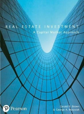 Real Estate Investment a Capital Market Approach