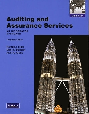 Audit Assurance Servicesan Integrated Approach Global Edition
