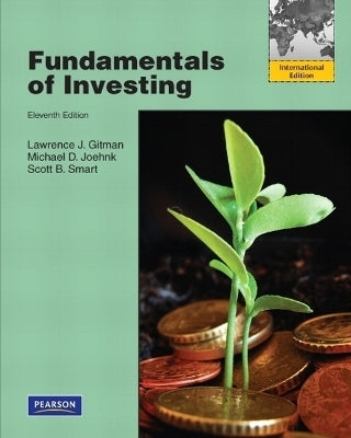 Fundamentals of Investing(Ref to 9781447903864)