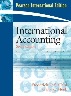 International Accounting Corporate Financial Accounting and Reporting