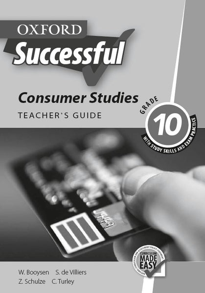 Oxford Successful Consumer Studies Gr10 (Teachers Guide)