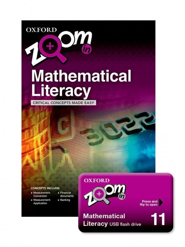Zoom in Mathematical Literacy Gr 11 (Usb and Practice Book)